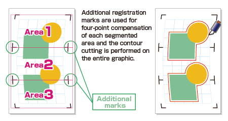 4 arm Segment area compensation en